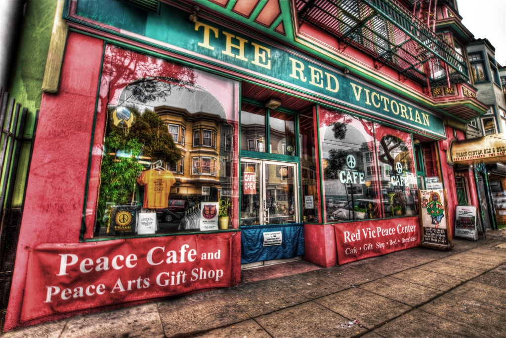 The Red Victorian Hotel and Cafe - Haight-Ashbury District, SF
